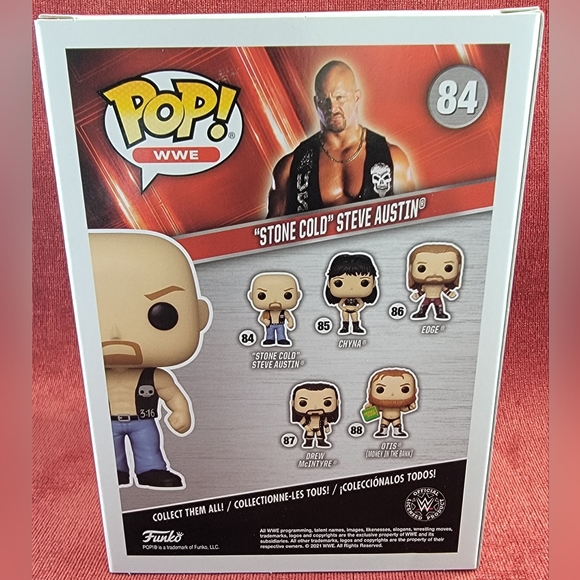 "Stone cold" Steve Austin funko # 84 (nib) With pop protector - Picture 7 of 7